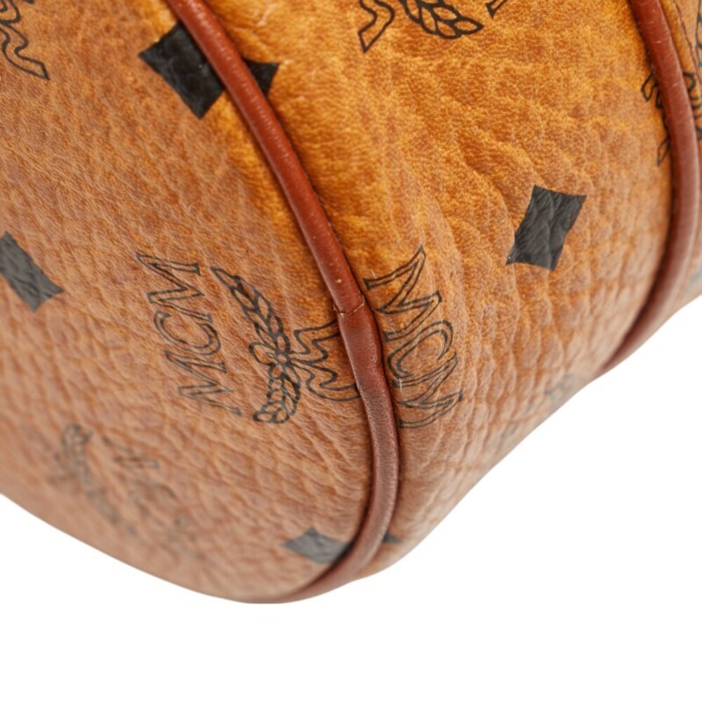 MCM Visetos Logogram Drawstring Shoulder Bag Brow… - image 4